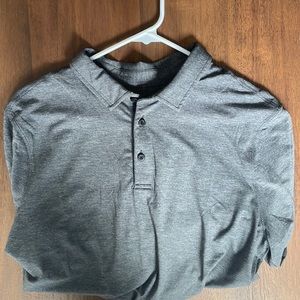 Lululemon Evolution Long-Sleeve Polo Shirt Pique Fabric (like new)